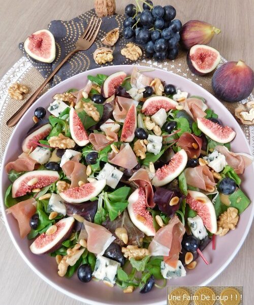 Mixed salad with honey mustard