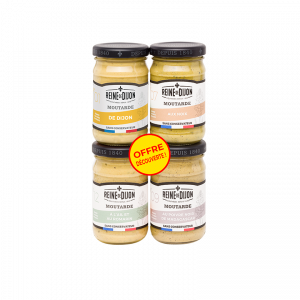 moutarde lot de 4 - Reine de Dijon