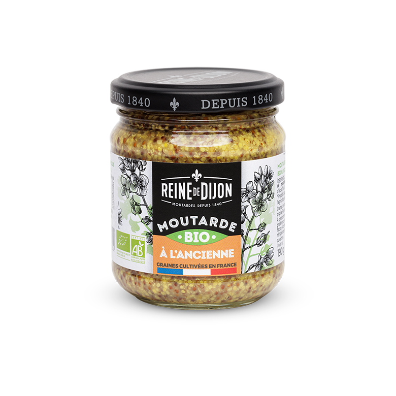 moutarde à l'ancienne bio-reine de dijon