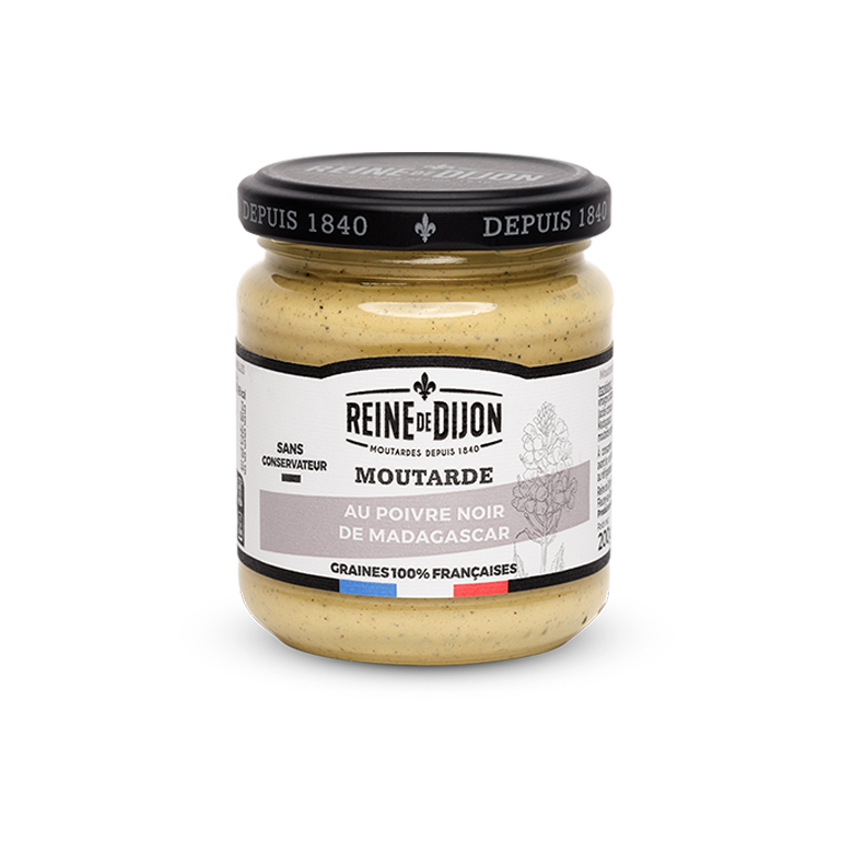 moutarde-poivre noir-reine de dijon