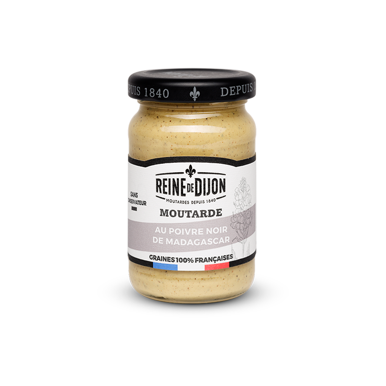 moutarde poivre noir - Reine de Dijon